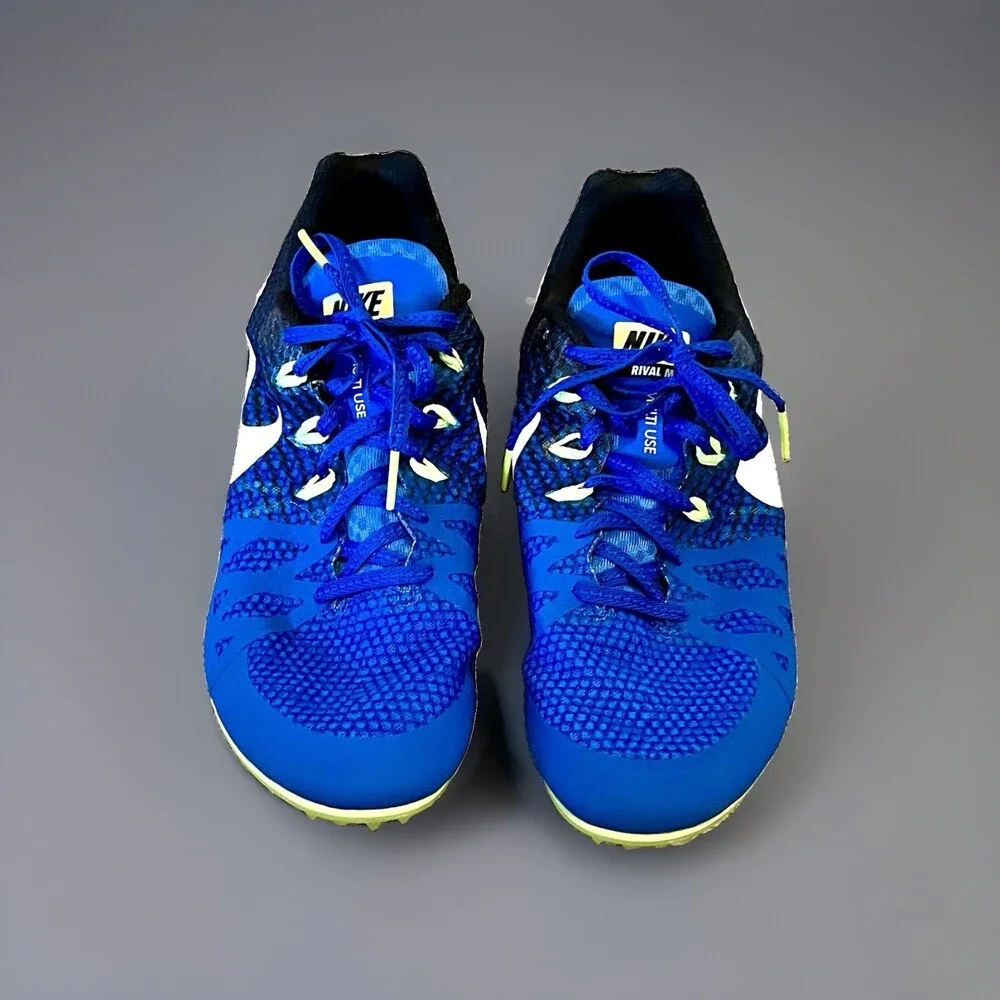 Nike Zoom Rival M Track & Field Sprint Blue Spikes 806555-413 sz 11